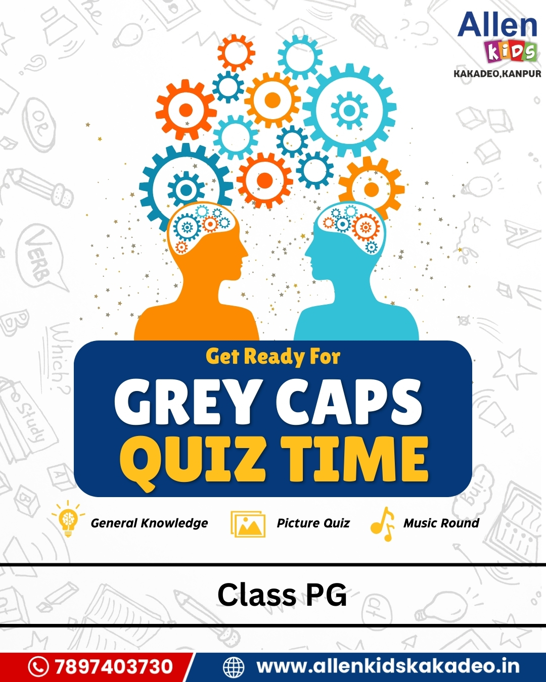 Grey Caps Quiz Time (class - PG)